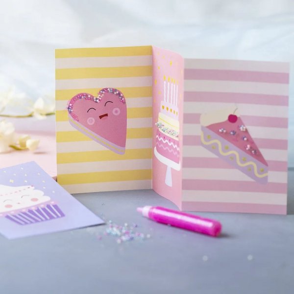 Mini DIY Kit Decoratie, pastelgeel, pastelpaars, pastelroze, Taarten Mini DIY Kit Decoratie, pastelgeel, pastelpaars, pastelroze, Taarten