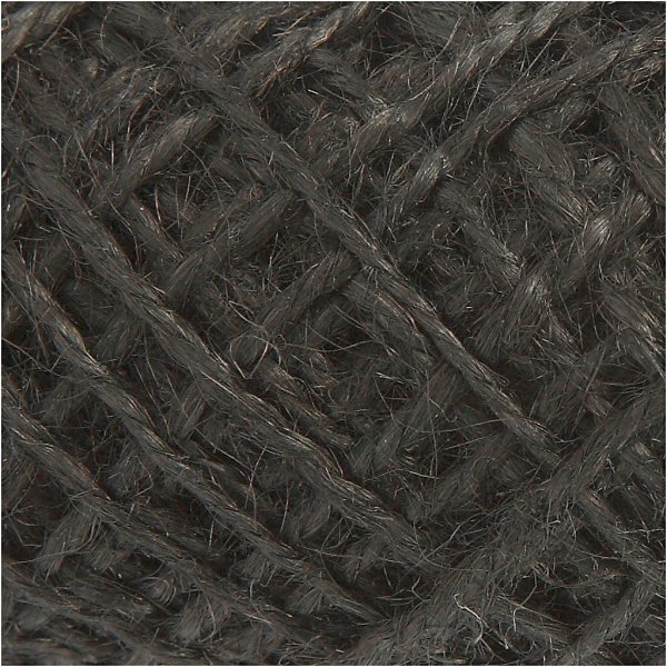 Natuurlijke hennep - zwart - 30 m