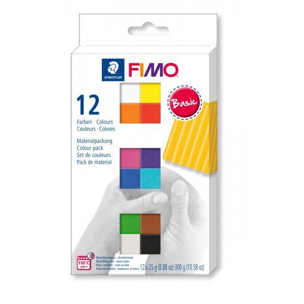 Model Fimo Soft Set 12x1/2 - Basis
