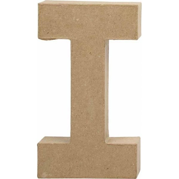 Kartonnen letter - I - 6 cm