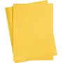 Gekleurd karton - zonnegeel - A2 - 180 gr - 100 vellen