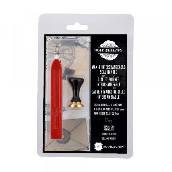 Zegelstempel en was - 17 mm