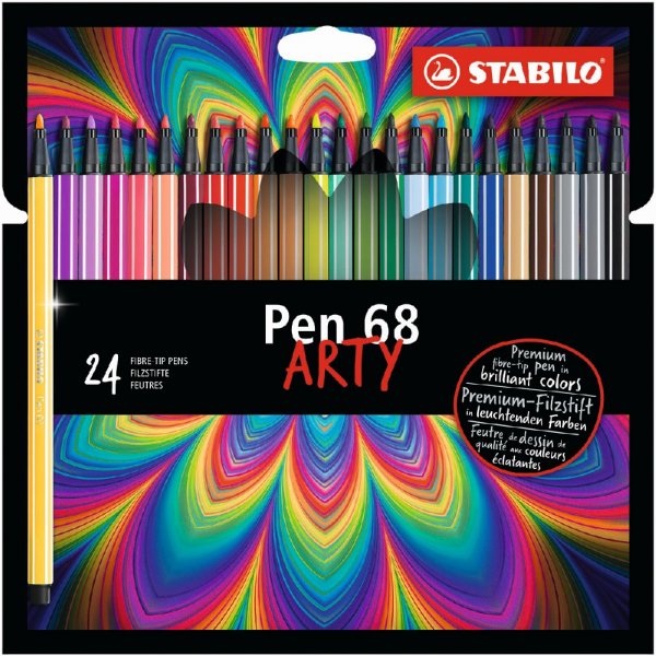 Vezelpennen Pen 68 Arty - 24-pack