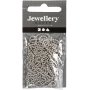 Ballenketting - verzilverd - 3 m