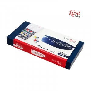 Aquarelverfset ROSA Gallery - Metalen doos 28 x 2,5 ml Aquarelverfset ROSA Gallery - Metalen doos 28 x 2,5 ml