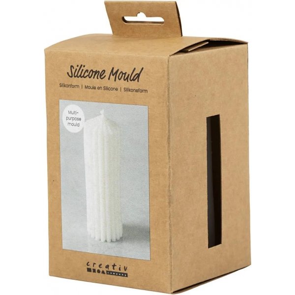 Siliconen mal - Gecanneleerde cilinder