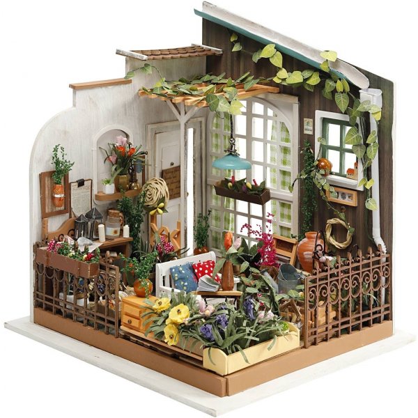 DIY miniatuurkamer - tuin