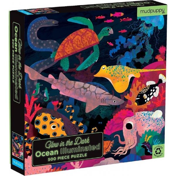 Familiepuzzel Lichtgevend 500 stukjes - Oceaan
