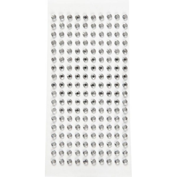 Strasstenen - zilver - 5 mm - 144 st