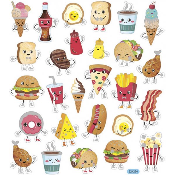 Stickers - fastfood Stickers - fastfood