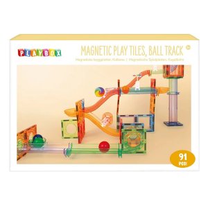Magnetische tegels Ballenbaan - 91 stuks Magnetische tegels Ballenbaan - 91 stuks