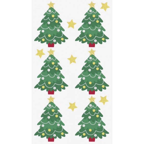 Stickermix - Kerstbomen 2