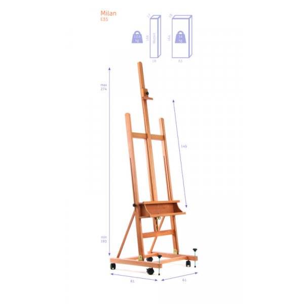 Schildersezel - Studio H-Frame N35 - Milaan - KIT