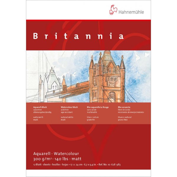 Aquarelblok Hahnemhle Britannia 300g Grof