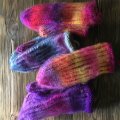 Klant imago Vikinggaren Natuurlijk garen 50g - Rood/Paars/Geel (640)