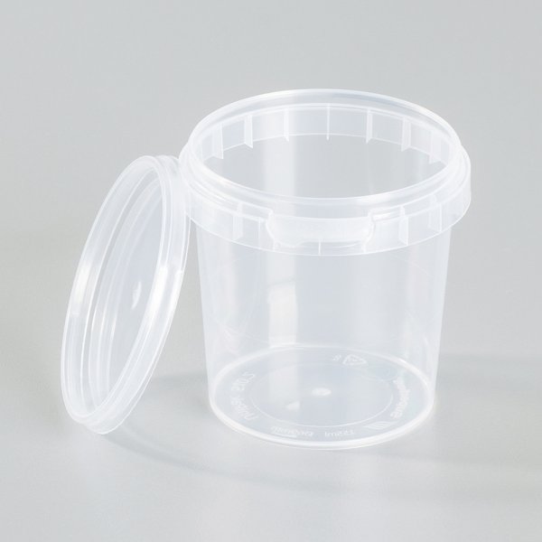 Lege container  69 mm h 65 mm - 20-pack - transparant 155 ml