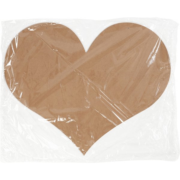 Houten hart met 2 gaten