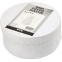 Ronde Papaskar - wit - 4 st