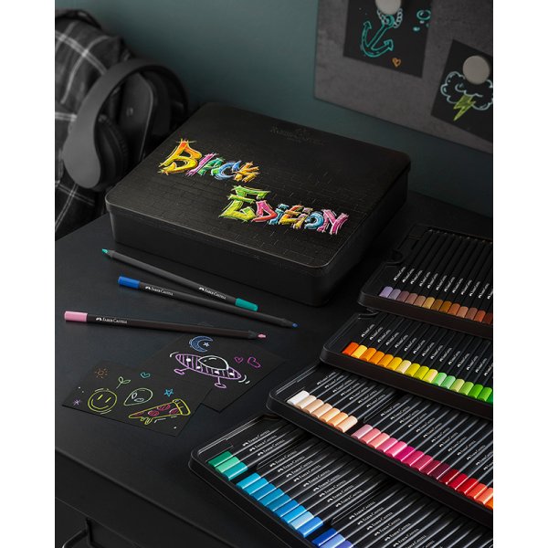 Kleurpotlodenset - Faber-Castell - Redline - Black Edition set