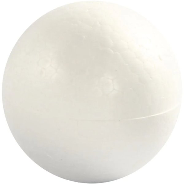 Piepschuim bollen - wit - Ø7 cm - 5 st Piepschuim bollen - wit - Ø7 cm - 5 st