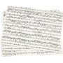 Kaart met print - bladmuziek - A4 - 10 vellen