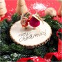 Houten onderzetter RICO Design HOUTEN SCHIJF GROOT