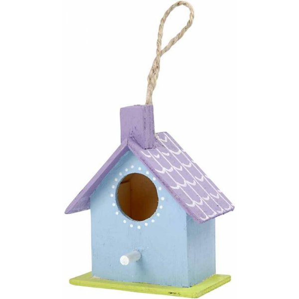 Vogelhuisjes mini - 6 st