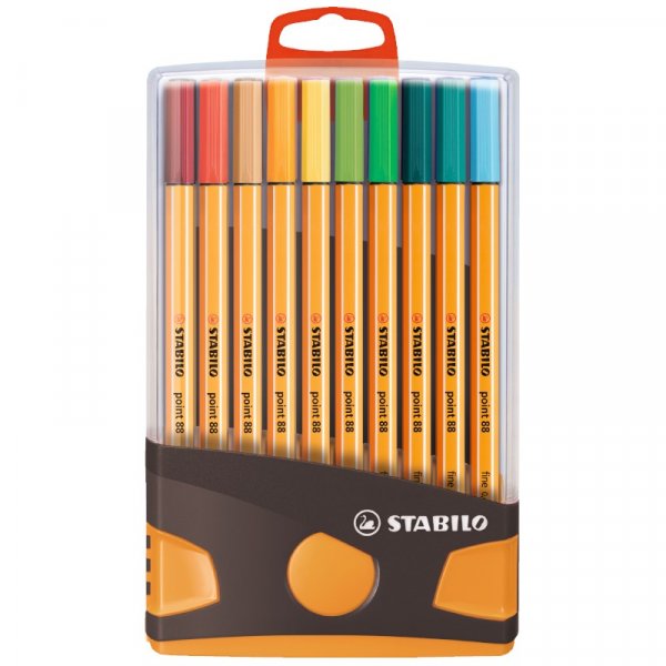 Fineliner Point 88 20-pack Color Parade - Oranje