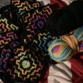 Klant imago Raggi 100g - Geel/Cerise/Turkoois