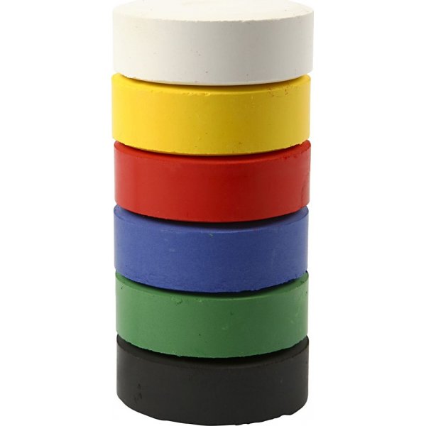 Waterverf - 57 cm - primaire kleuren - 6 st