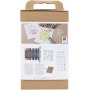 DIY Kit Draw - pastelkleuren - Gemengde figuren