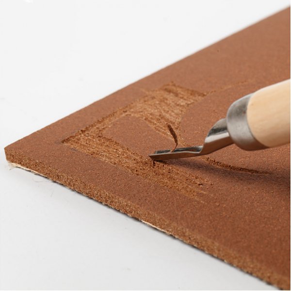 Hulpmiddelen voor linoleumdruk - 5 vellen Hulpmiddelen voor linoleumdruk - 5 vellen