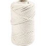 Macramgaren - gebroken wit - 4 mm - 55 m