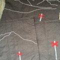 Klant imago Linnen stof Lovisa 150 cm - Donkergrijs