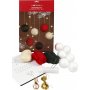 Knutselset - Kerstballen - 6 st