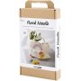 DIY Kit Punch Needle, pastelkleuren, stoffen tas