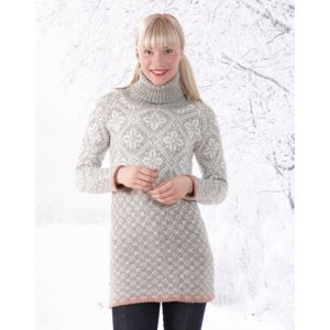 Breipatroon - Patroon gebreide tuniek met polokraag Breipatroon - Patroon gebreide tuniek met polokraag