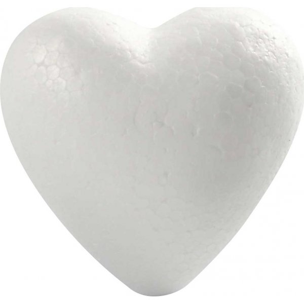 Piepschuim harten - wit - H8 cm - 50 st