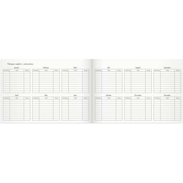 Huishoudkasboek - A4L Huishoudkasboek - A4L