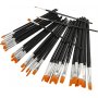 YellowLine Penselenset - nr. 0+2+4+8+12+16 - 36 st