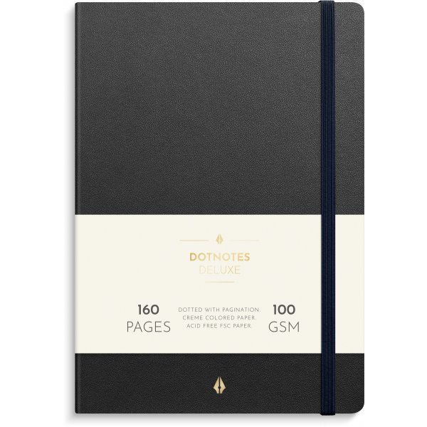 DotNotes - Deluxe - A5 - Zwart