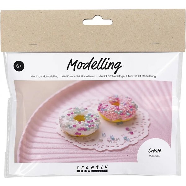 Mini DIY Kit Modellering, Donuts