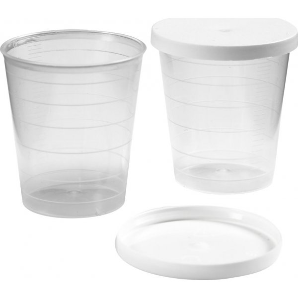 Beker met deksel - 30 ml - 75 st