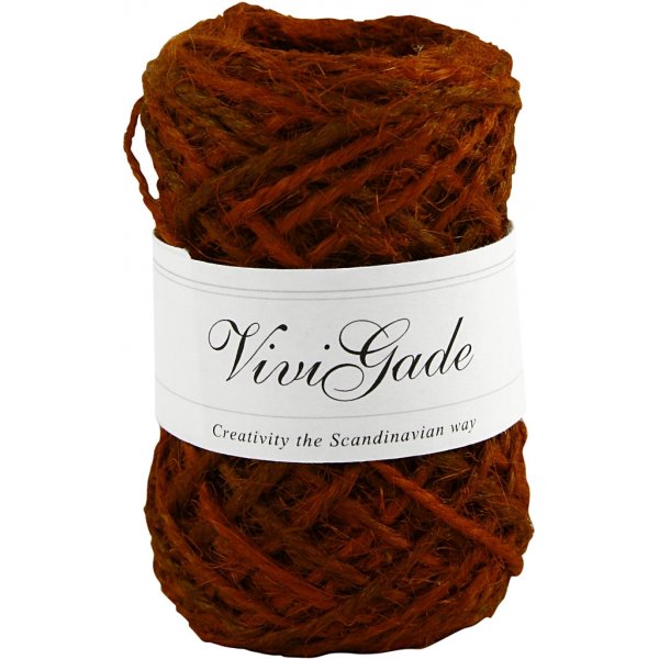 Natuurlijke hennep - rood - 30 m Natuurlijke hennep - rood - 30 m