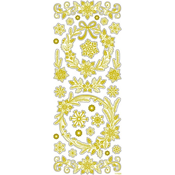 Stickers - goud - kerststerren Stickers - goud - kerststerren