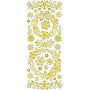 Stickers - goud - kerststerren
