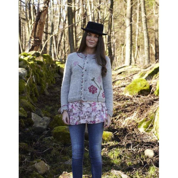 Breipatroon - Vest (bloemen)