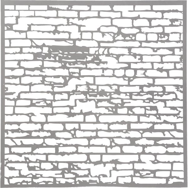 Sjabloon - muur - 30,5 x 30,5 cm Sjabloon - muur - 30,5 x 30,5 cm