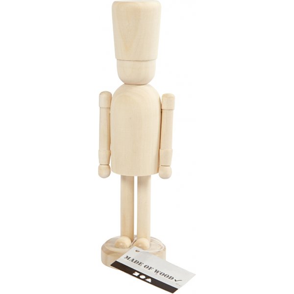 Figuur met voet - hout Figuur met voet - hout