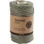 Macramgaren - mosgroen - 4 mm - 55 m